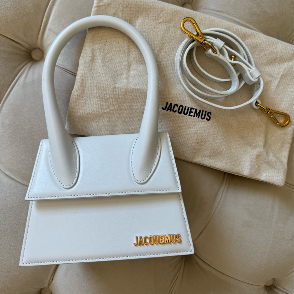 Jacquemus white Le Choquito Moyen